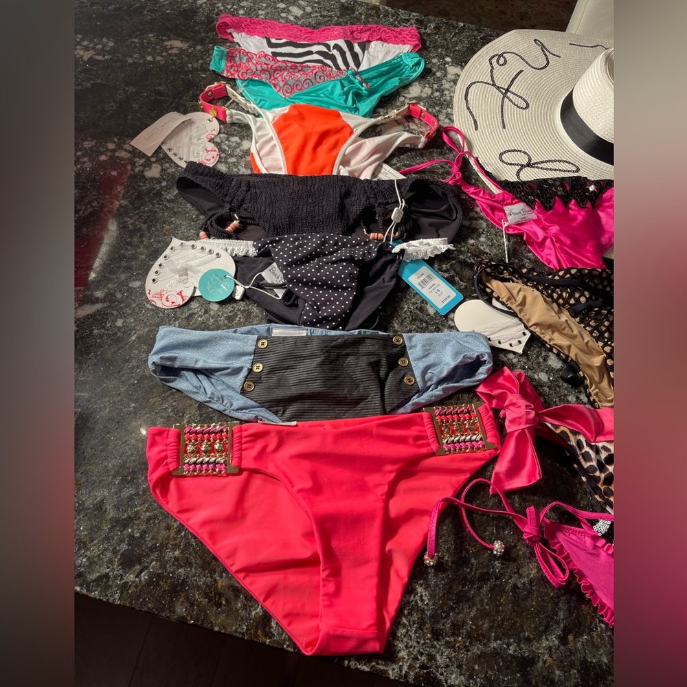 Collection of single beach bunny bikini for sale most XL,L some M